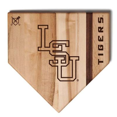 LSU Tigers Baseball Home Plate Cutting Board