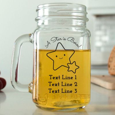 Mason Mug - A Star Is Born - Personalized Mason Jar 16oz