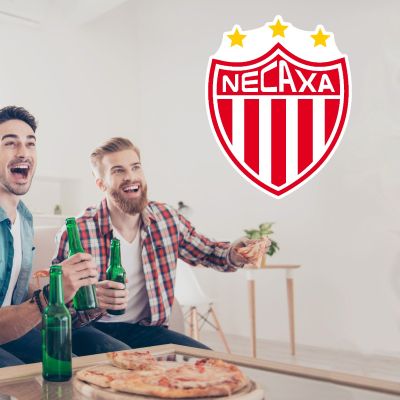 Soccer Wall Decals - Liga MX - Mexico Soccer Team Logos - Club Necaxa
