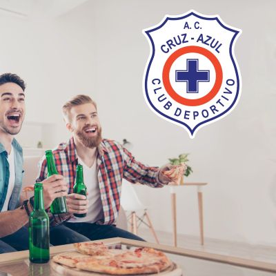 Soccer Wall Decals - Liga MX - Mexico Soccer Team Logos - Club de Futbol Cruz Azul