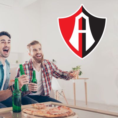 Soccer Wall Decals - Liga MX - Mexico Soccer Team Logos - Atlas FC