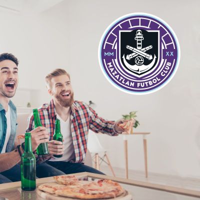 Soccer Wall Decals - Liga MX - Mexico Soccer Team Logos - Mazaltan Futbol Club