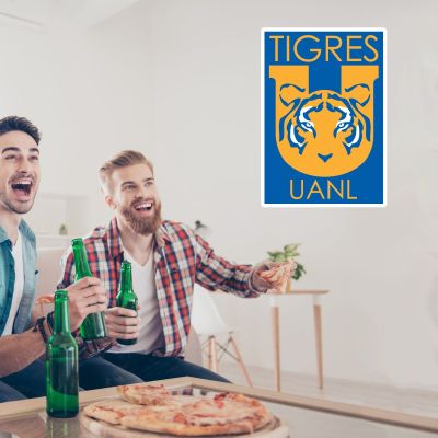 Soccer Wall Decals - Liga MX - Mexico Soccer Team Logos - Tigres UANL