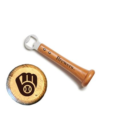 Milwaukee Brewers Baseball BBQ "Pickoff" Bottle Opener