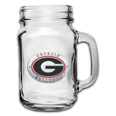 Georgia Bulldogs Mason Jar Mug