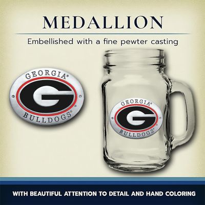 Georgia Bulldogs Mason Jar Mug