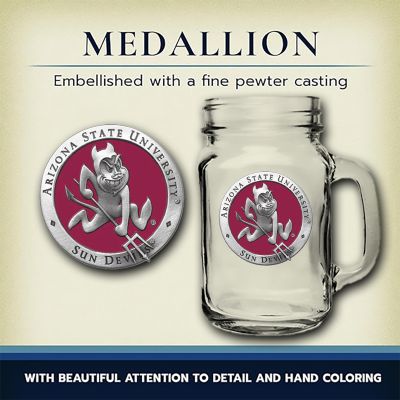 Arizona State-Sparky Logo Mason Jar Mug