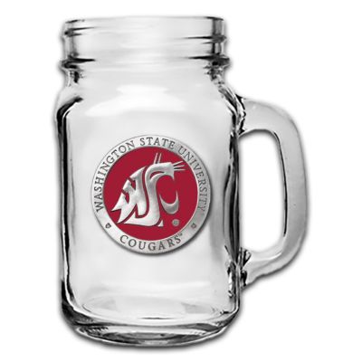 Washington State University Cougars Mason Jar Mug