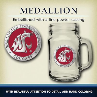 Washington State University Cougars Mason Jar Mug