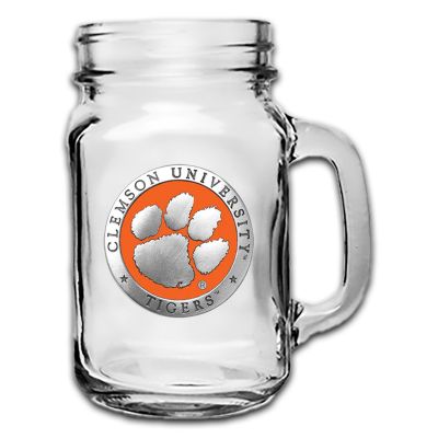 Clemson University Tigers Mason Jar Mug