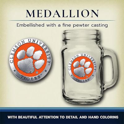 Clemson University Tigers Mason Jar Mug