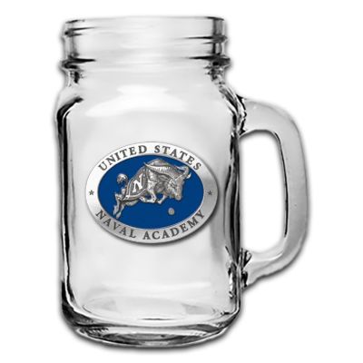 US Naval Academy Mason Jar Mug