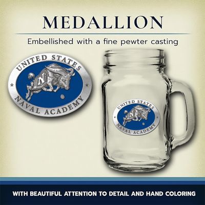 US Naval Academy Mason Jar Mug