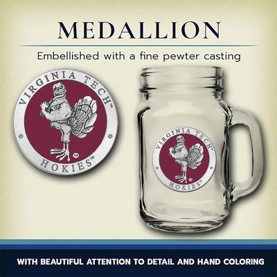 Virginia Tech Hokies Mason Jar Mug