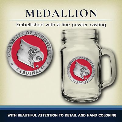 University of Louisville Cardinals Mason Jar Mug