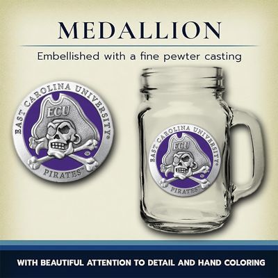 East Carolina University Pirates Mason Jar Mug