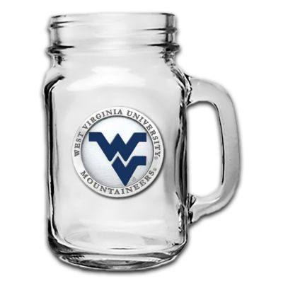 West Virginia University Mountaineers Mason Jar Mug