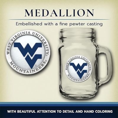 West Virginia University Mountaineers Mason Jar Mug