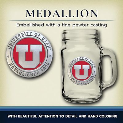 University of Utah Mason Jar Mug