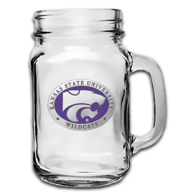 Kansas State Wildcats Mason Jar Mug