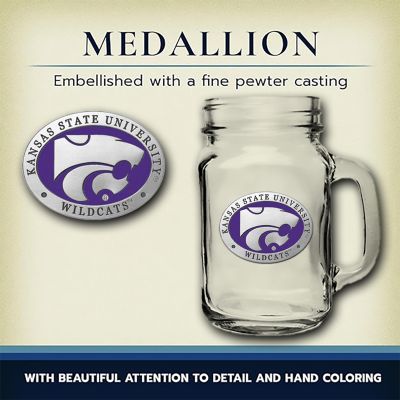 Kansas State Wildcats Mason Jar Mug