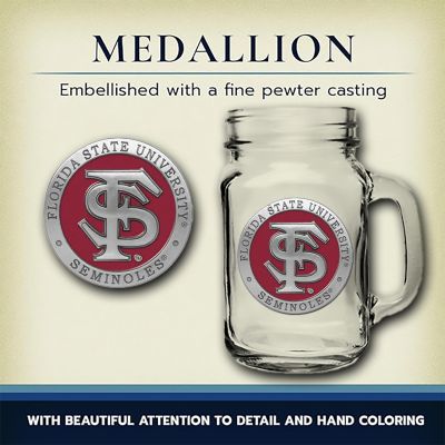 Florida State University - FS Logo Mason Jar Mug