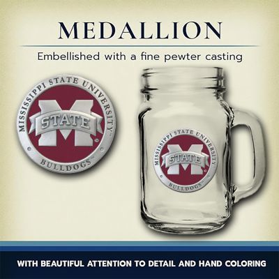 Mississippi State University "M" Logo Mason Jar Mug