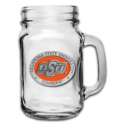 Oklahoma State University Cowboys Mason Jar Mug