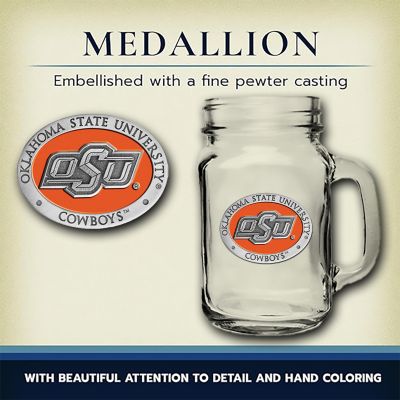 Oklahoma State University Cowboys Mason Jar Mug