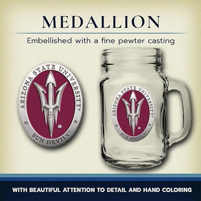 Arizona State-Pitchfork Logo Mason Jar Mug