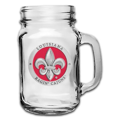 Louisiana Ragin' Cajuns Mason Jar Mug