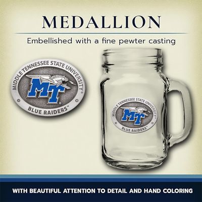 Middle Tennessee State Blue Raiders Mason Jar Mug