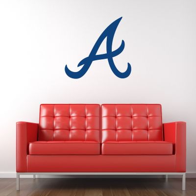Baseball Wall Decals - Baseball Team Logos - Atlanta Braves Cap Insignia