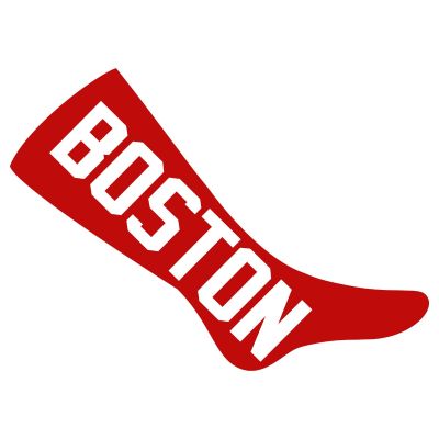 Baseball Wall Decals - Baseball Team Logos - Boston Red Sox 1908 Logo