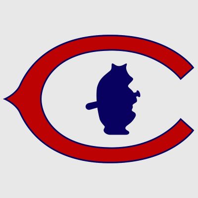 Baseball Wall Decals - Baseball Team Logos - Chicago Cubs Vintage 1920 Logo