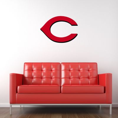 Baseball Wall Decals - Baseball Team Logos - Cincinnati Reds Cap Insignia