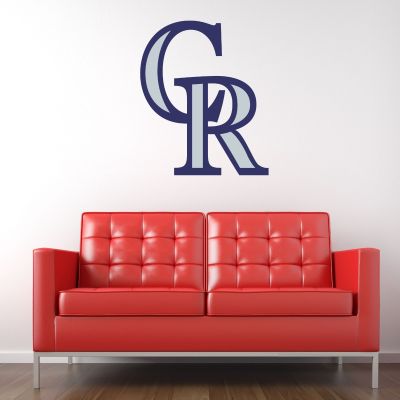 Baseball Wall Decals - Baseball Team Logos - Colorado Rockies