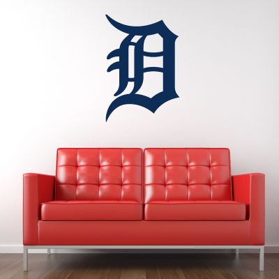 Baseball Wall Decals - Baseball Team Logos - Detroit Tigers Cap Insignia
