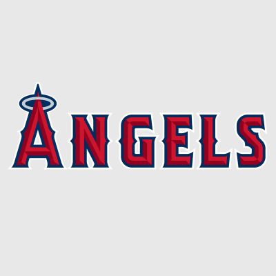 Baseball Wall Decals - Baseball Team Logos - Los Angeles Angels of Anaheim Logo