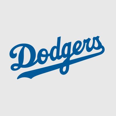 Baseball Wall Decals - Baseball Team Logos - Los Angeles Dodgers Script Logo