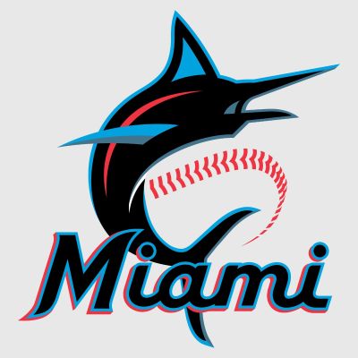 Baseball Wall Decals - Baseball Team Logos - Miami Marlins Team Logo