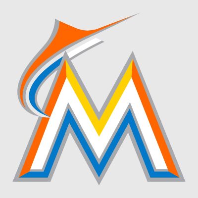 Baseball Wall Decals - Baseball Team Logos - Miami Marlins Logo