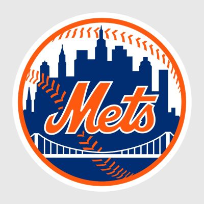 Baseball Wall Decals - Baseball Team Logos - New York Mets Logo