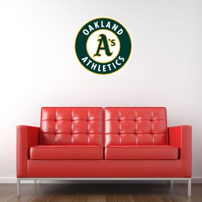 Baseball Wall Decals - Baseball Team Logos - Oakland A's Logo