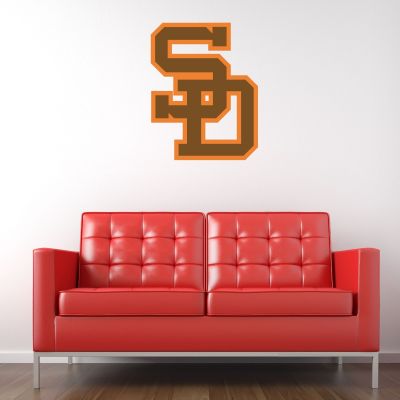 Baseball Wall Decals - Baseball Team Logos - San Diego Padres Cap (1974-1984)