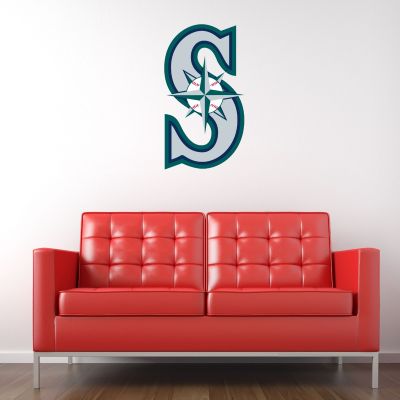 Baseball Wall Decals - Baseball Team Logos - Seattle Mariners Cap Insignia