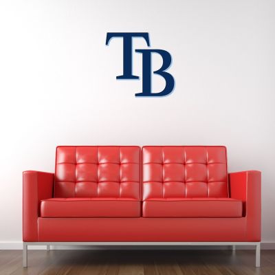 Baseball Wall Decals - Baseball Team Logos - Tampa Bay Rays Cap Insignia