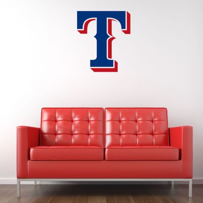 Baseball Wall Decals - Baseball Team Logos - Texas Rangers Cap Insignia
