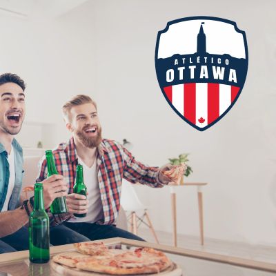 Soccer Wall Decals - Soccer Team Logos - Atletico Ottawa Logo