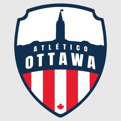 Soccer Wall Decals - Soccer Team Logos - Atletico Ottawa Logo